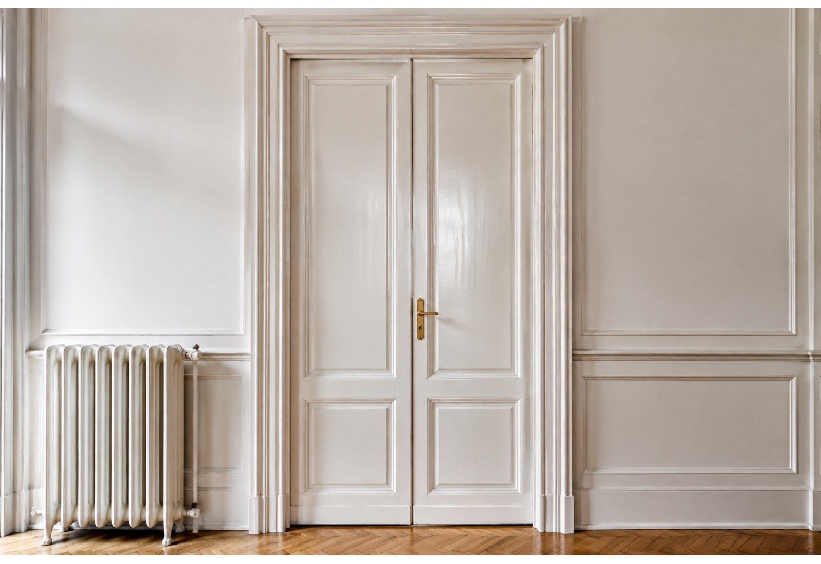 Smalto su porte, infissi e termosifoni — Smalti all'acqua, senza odore forte, in casa abitata